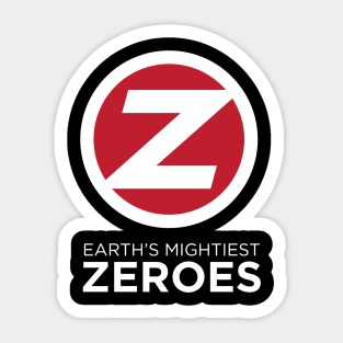 Zeroes Logo Tee Sticker